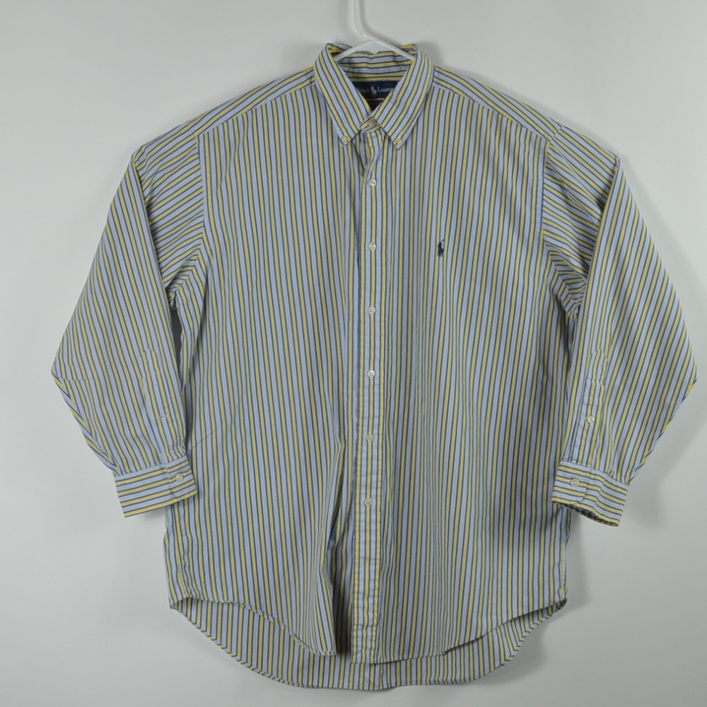 Polo Ralph Lauren button down shirt stripes 16.5